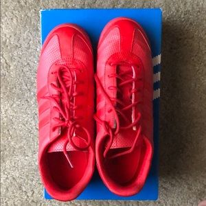 Red adidas Samoas